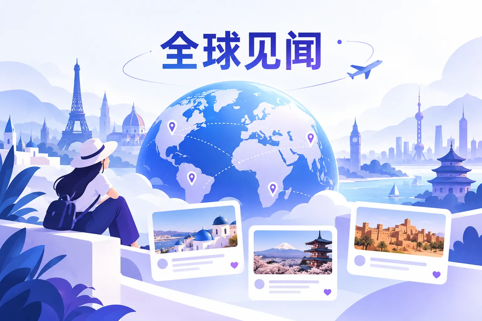 全球见闻主题插图